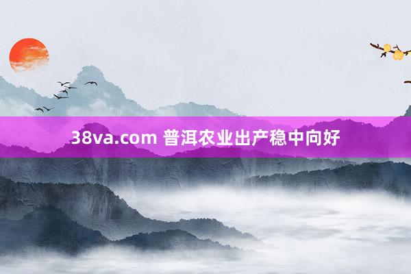 38va.com 普洱农业出产稳中向好