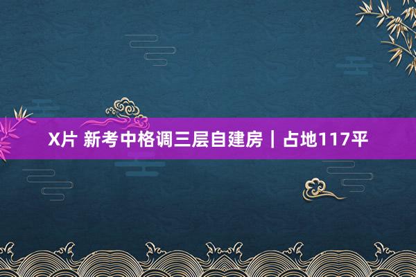 X片 新考中格调三层自建房｜占地117平