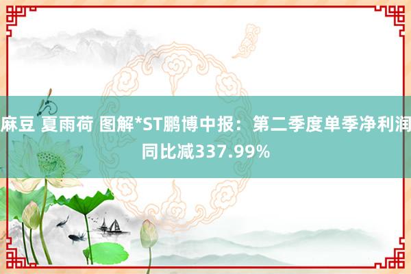 麻豆 夏雨荷 图解*ST鹏博中报：第二季度单季净利润同比减337.99%