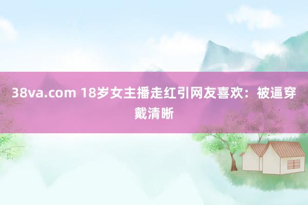 38va.com 18岁女主播走红引网友喜欢：被逼穿戴清晰